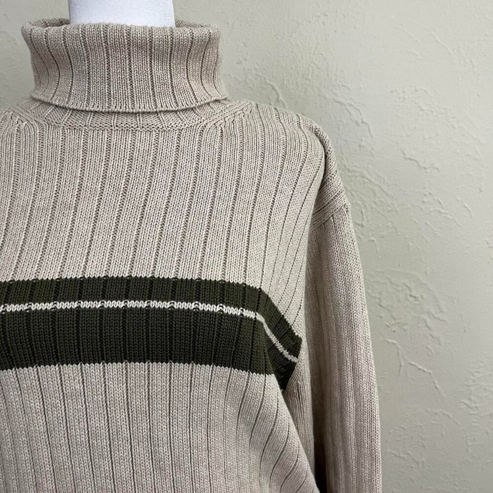 Y2k Striped Indie Skater Elevated Basic Turtlenec… - image 5